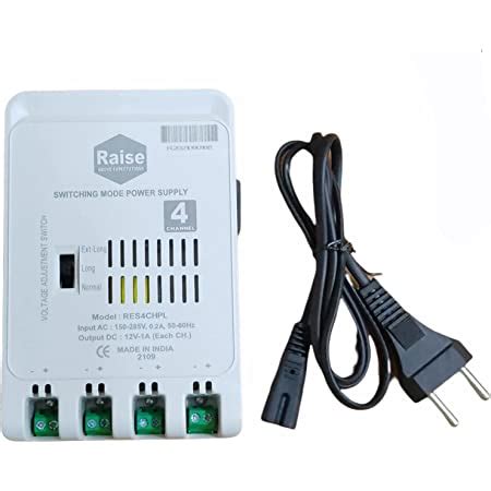 Buy 7SEVEN™ 4 Channel CCTV Camera Power Supply 12v SMPS Multi Port for ...