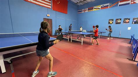 Table Tennis Clubs California