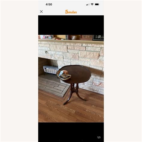 Mersman Pie Crust End Table - AptDeco