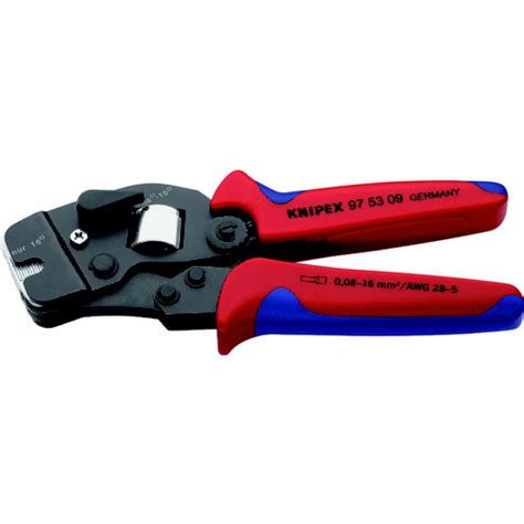 KNIPEX ワイヤーエンドスリーブ圧着ペンチ 9753－09 1丁｜カウネット