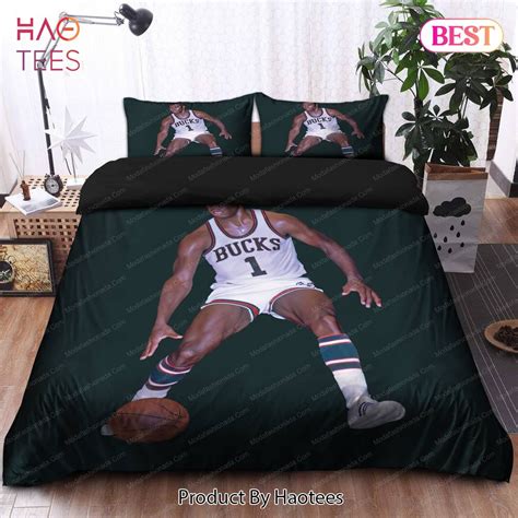 Buy Milwaukee Bucks Oscar Robertson NBA 69 Bedding Sets Bed Sets ...
