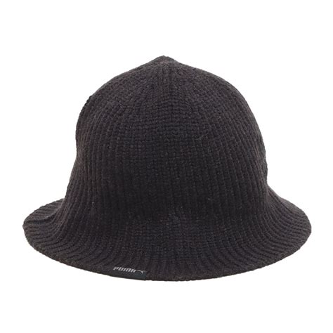 PUMA PRIME KNITTED BUCKET HAT PUMA BLACK 23FA-I（プーマ プライム ニット バケットハット ...