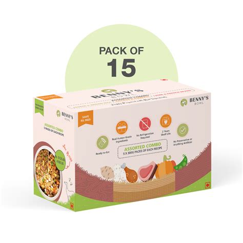 Assorted Combo - Value Pack of 15 – Benny’s Bowl