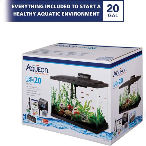 Aqueon 20 Gallon Fish Tank Dimensions Aqueon 10 Gallon Glass Aquarium
