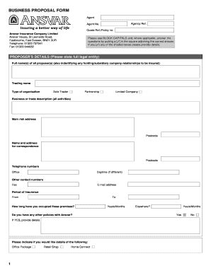 19+ Free Editable Company Proposal Templates in MS Word [DOC] | pdfFiller