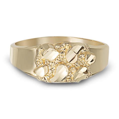 Women Gold Nugget Ring | Real Gold Jewelry | Bayam Jewelry