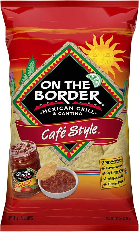Amazon.com : ON THE BORDER Cafe Style Chips, Tortilla, 12 Ounce (Pack ...