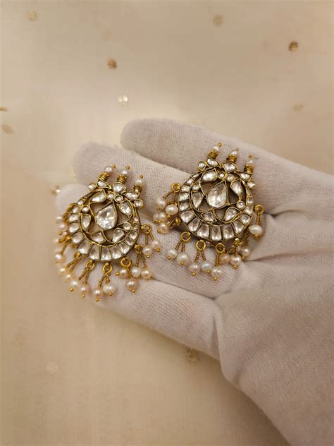 Tyrian 15 BC chand studs – RACHNA GOYAL