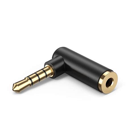 CableCreation Angle 3.5mm Audio Auxiliary Adapter, TRRS Stereo ...