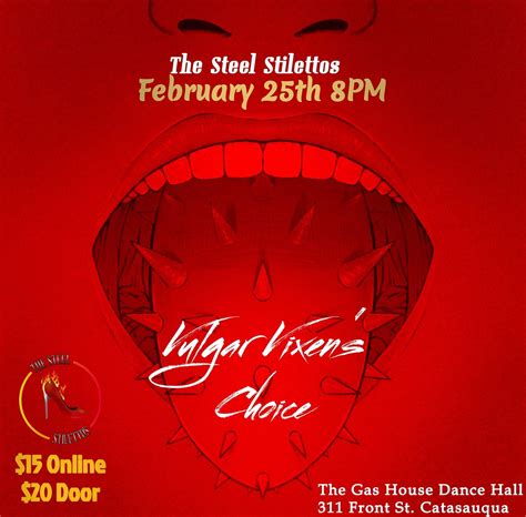 Vulgar Vixen's Choice | The Steel Stilettos