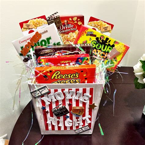Movie Night Gift Basket Diy - DIY Home Renovation Ideas