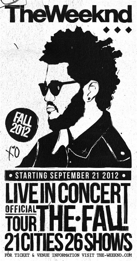 The Weeknd | Official Site | The weeknd live, The weeknd, Concert posters