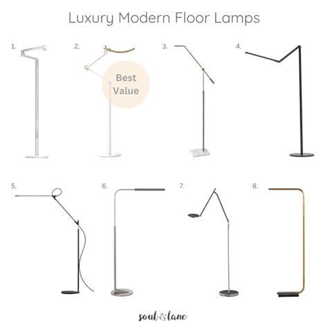 8 Luxury Modern Floor Lamps for Curling up With a Good Book