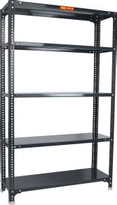 smr Prime CRC Sheet 22 Gauge Slotted Angle Rack 5 Shelf 72X36X12 In, 16 ...