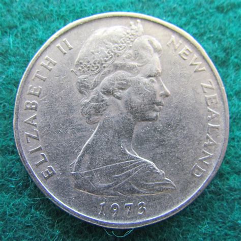 New Zealand 1973 50 Cent Queen Elizabeth Coin – Gumnut Antiques