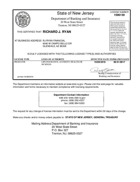 Image result for Insurance Agent License Number