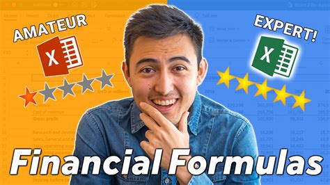 Excel Financial Formulas List 的图像结果