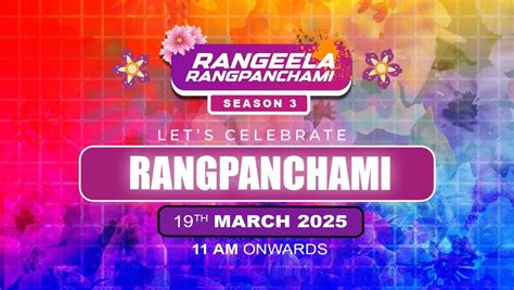 Rangeela Rangpanchami: Season 03, The prandium LUX, Bhopal, 19 March ...