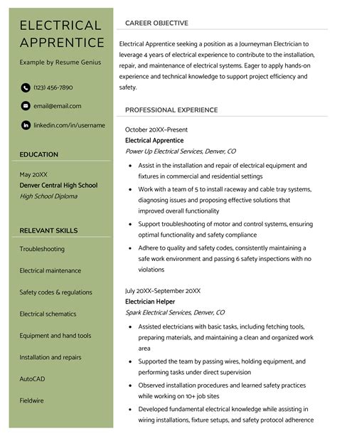 Electrician Resume (Sample & Expert Writing Tips)