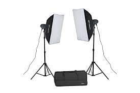 Visico 200 Plus Soft Box Complete Photoshoot Lights kit : Amazon.in ...