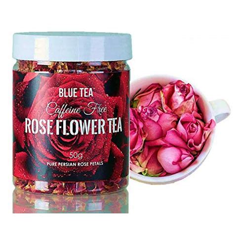 BLUE TEA - Grade A - Rose Tea | Natural Rose Petals 100g - 100 Cups ...