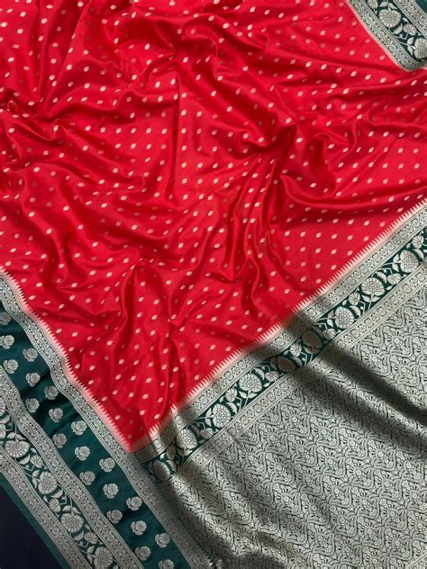 Soft Raw Silk Saree with Natural Texture and Gloss(Tiago) – Sanjar Creation