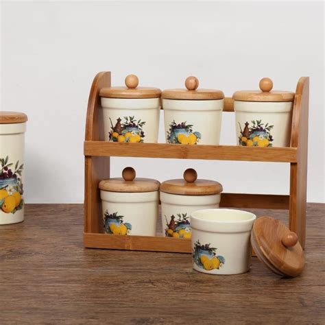 Buy Cranberry Canister- Set Of 7 from Home Centre at just INR 2795.0