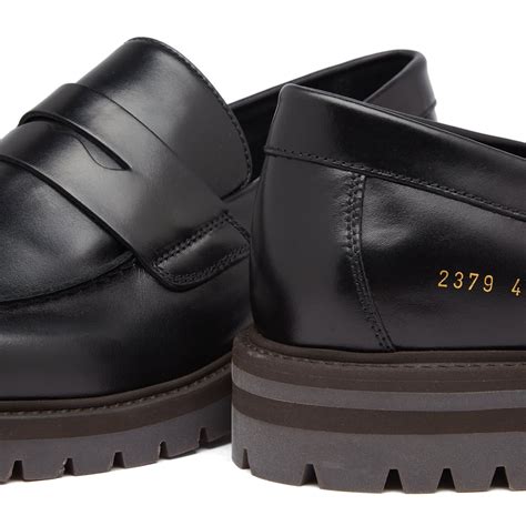 Common Projects Lug Sole Loafer Black | END. (US)