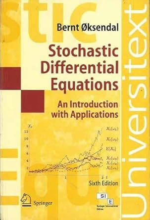 Buy Stochastic Differential Equations: An Introduction with ...