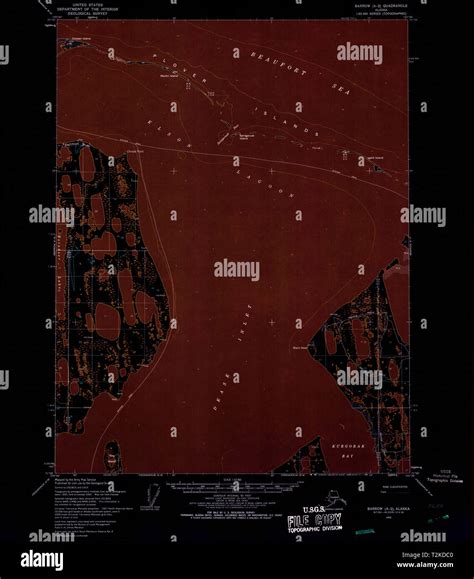 Map of alaska barrow hi-res stock photography and images - Alamy
