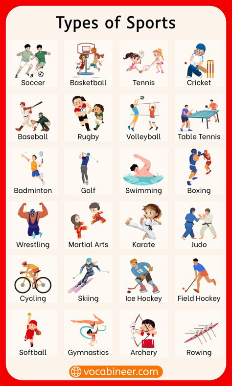 Image result for Sports Types