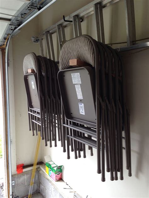Maximizing Space With Folding Chair Storage Racks - Home Storage Solutions