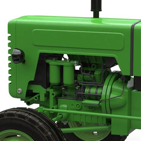 Generic Tractor Rigged 3D | 3D Molier International
