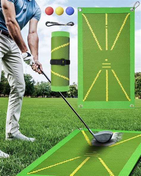 Amazon.com : Golf Training Mat for Swing Detection Batting, Advanced ...