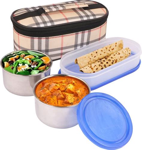 Flipkart.com | Topware New Smart steel lunchbox(750ml) 3 Containers ...