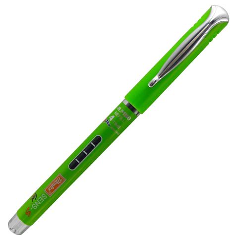 Montex Sens s Model:12798 Green color body with fine tip cap type gel pen