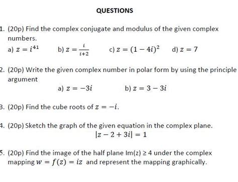 Image result for Complex Conjugate Modulus Formula