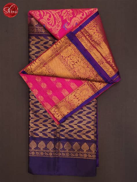 Pink & Blue- Silk Cotton Saree