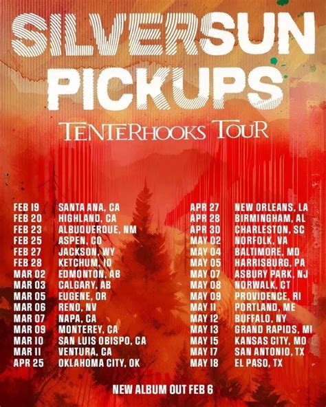Silversun Pickups, Outdoors at The Lowbrow Palace, El Paso, 17 May 2026 ...