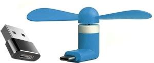 APNAAHEE COMBO of 2 (1 TYPE-C OTG FAN,1 USB C FEMALE to USB A MALE OTG ...