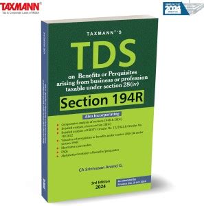 Taxmann's TDS on Benefits or Perquisites under Section 194R ...