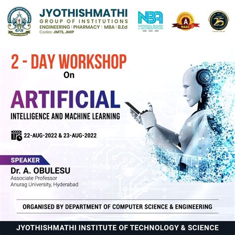 2 - Day Workshop on Artificial Intelligence & Machine Learning - Best ...