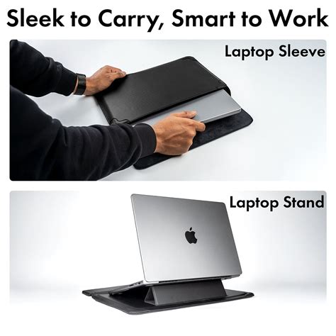Elevate Armour 13/14" Laptop Sleeves With Kickstand | 360° Protection