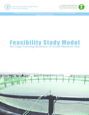 Fillable Online Feasibility Study Model - Food and Agriculture ...