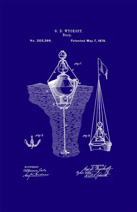 Framable Patent Art the Original Poster Art Print Deep Sea Ocean Water ...