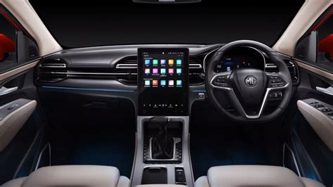 MG teases updated interior for 2022 Hector