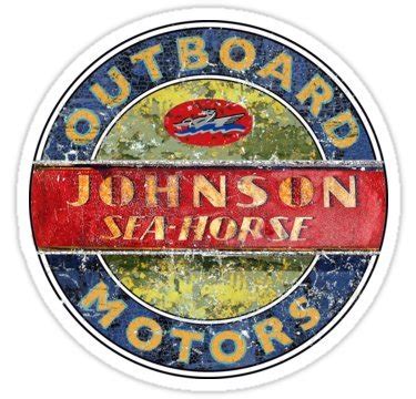 Buy Johnson Seahorse Vintage Outboard motors - Sticker Graphic - Auto ...