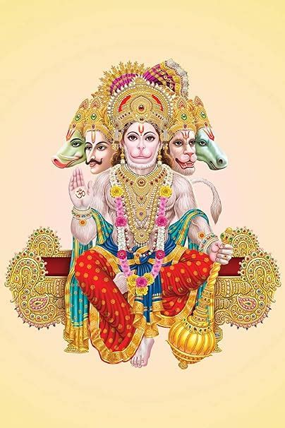 wallpics® Lord Hanuman Religious Painting Poster II God Hanuman Ji For ...