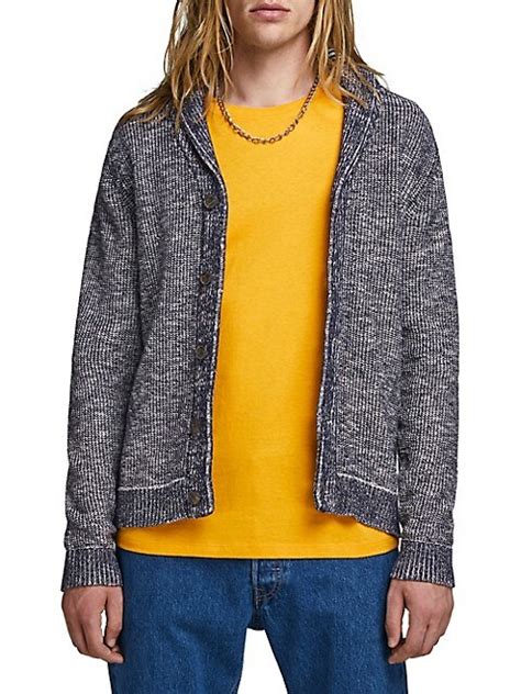 Shawl Collar Cotton Cardigan