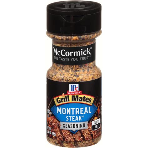 McCormick Grill Mates Montreal Steak Seasoning, 3.4 oz Mixed Spices ...